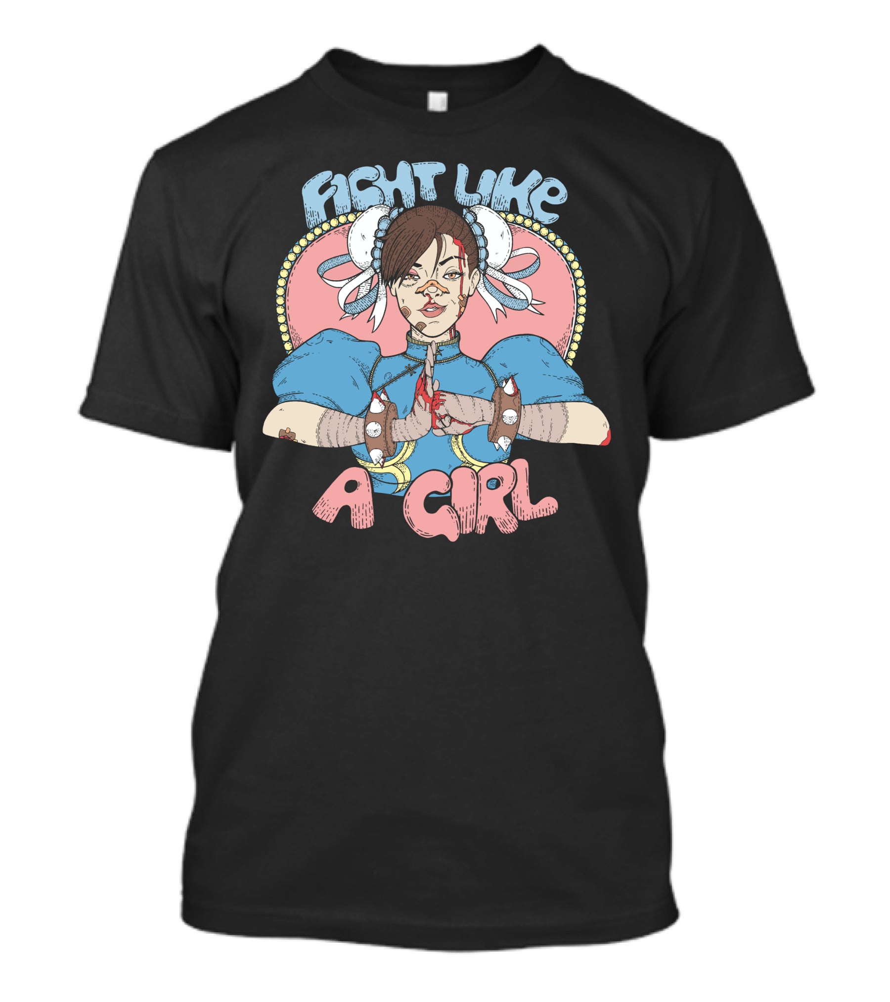 Fight Like A Girl Chunli T-Shirt