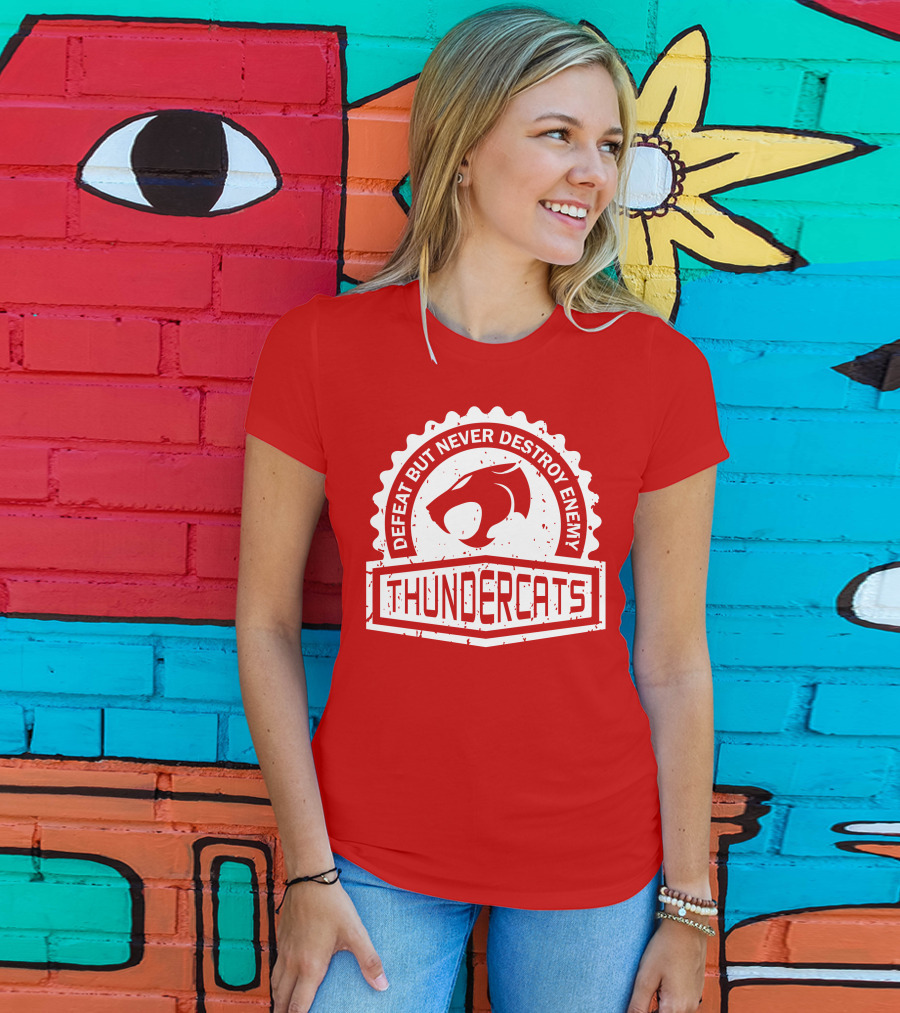 Thundercats Defeat But Never Destroy Enemy Crest Series T-Shirt