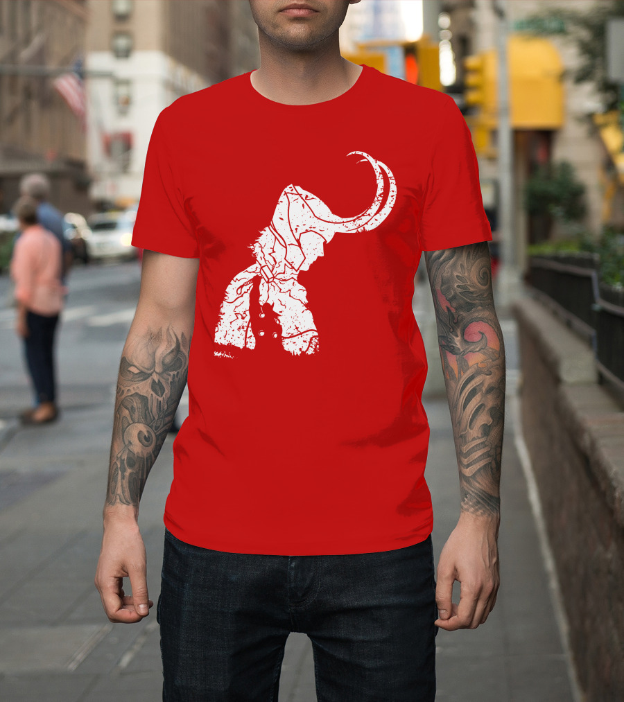 Dark Lord Norse God Trickster Horned T-Shirt