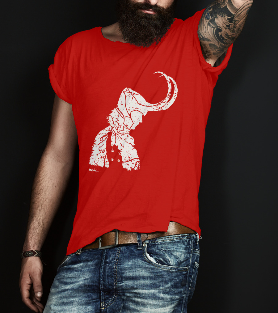 Dark Lord Norse God Trickster Horned T-Shirt