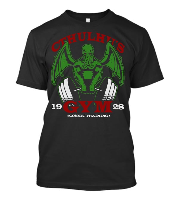 Cthulhu's Gym Cosmic Training 1928 T-Shirt