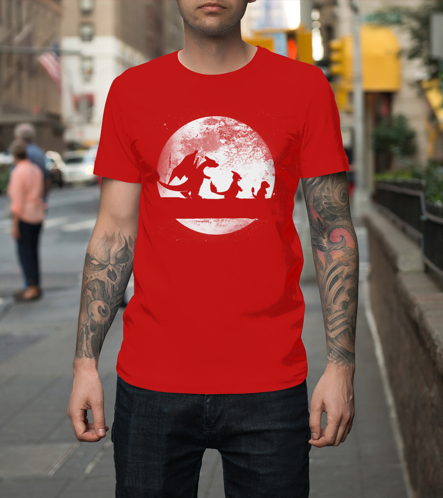 Evolve Pokémon Evolution Moon T-Shirt