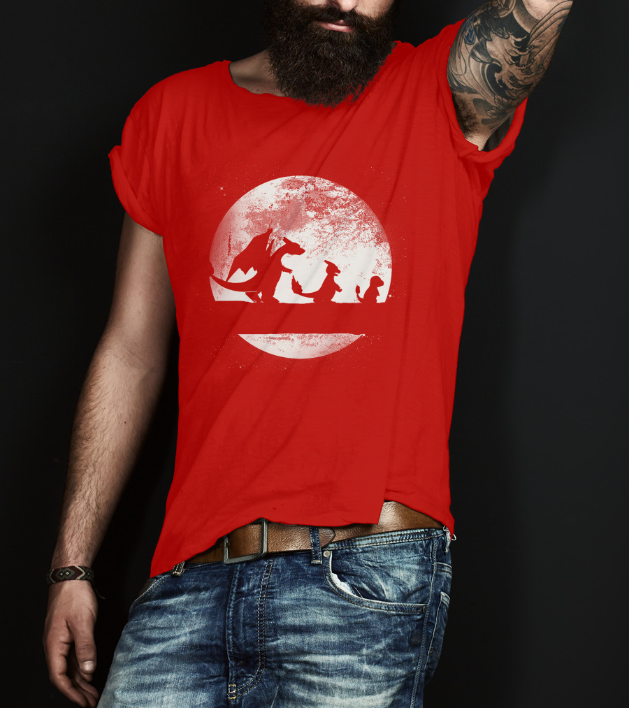 Evolve Pokémon Evolution Moon T-Shirt