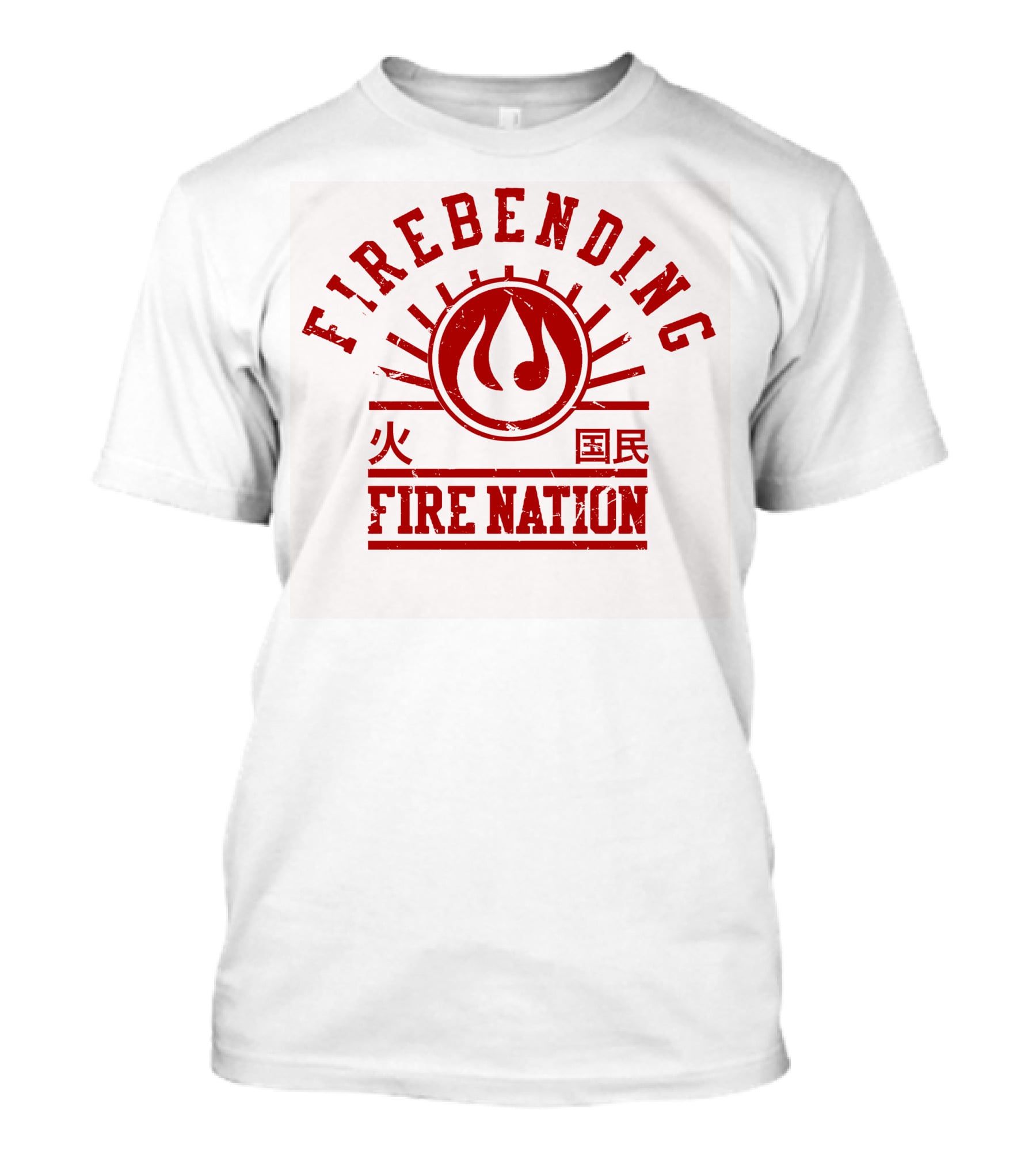 FIREBENDING FIRE NATION Avatar Elements T-Shirt