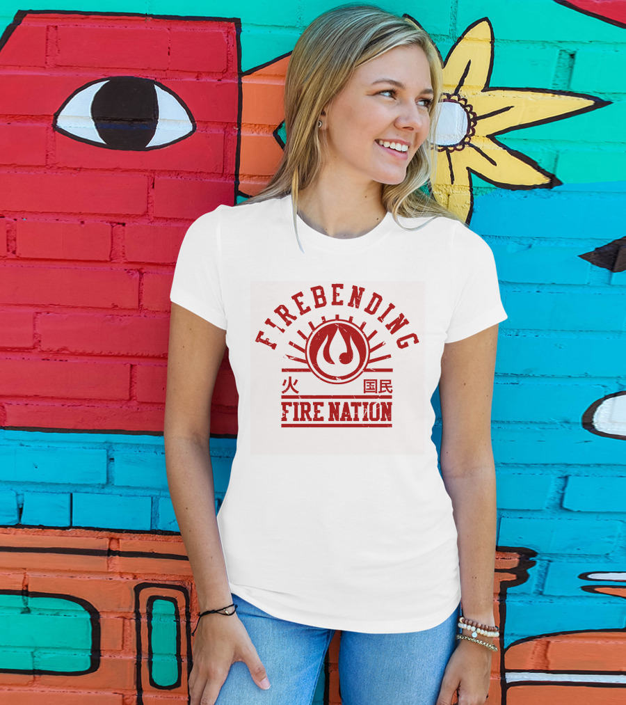 FIREBENDING FIRE NATION Avatar Elements T-Shirt