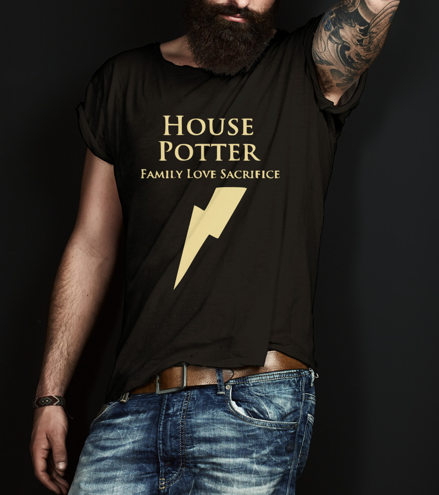 House Potter Family Love Sacrifice Lightning T-Shirt