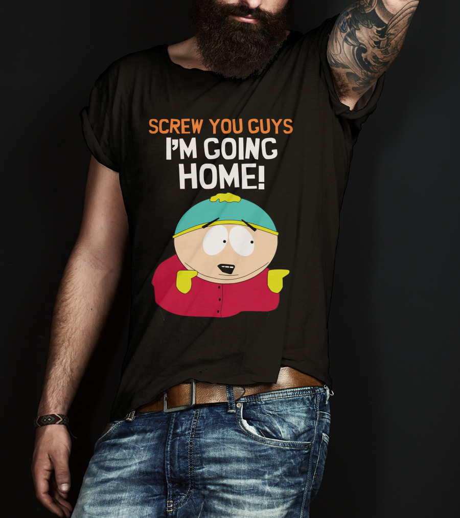 Screw You Guys I'm Going Home South Park Character T-Shirt