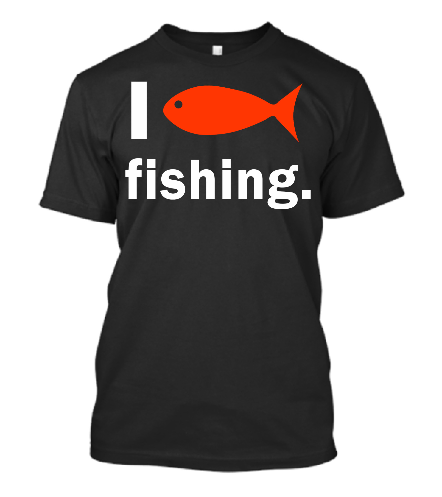 I Heart Fishing Red Fish T-Shirt