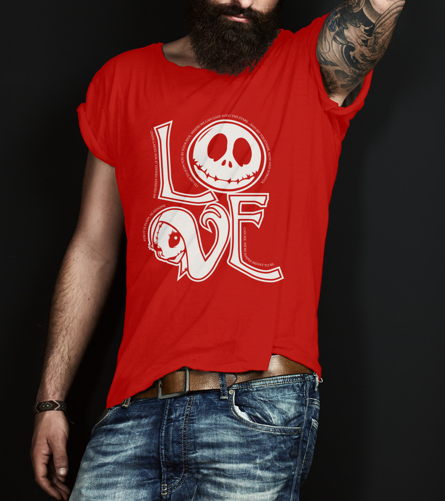 Love Is Eternal Nightmare Before Christmas T-Shirt