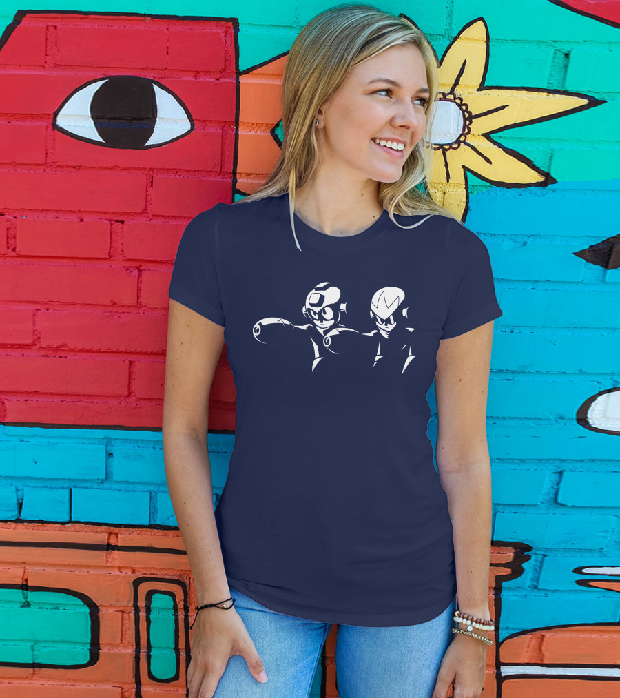 Mega Man Pulp Fiction Crossover T-Shirt