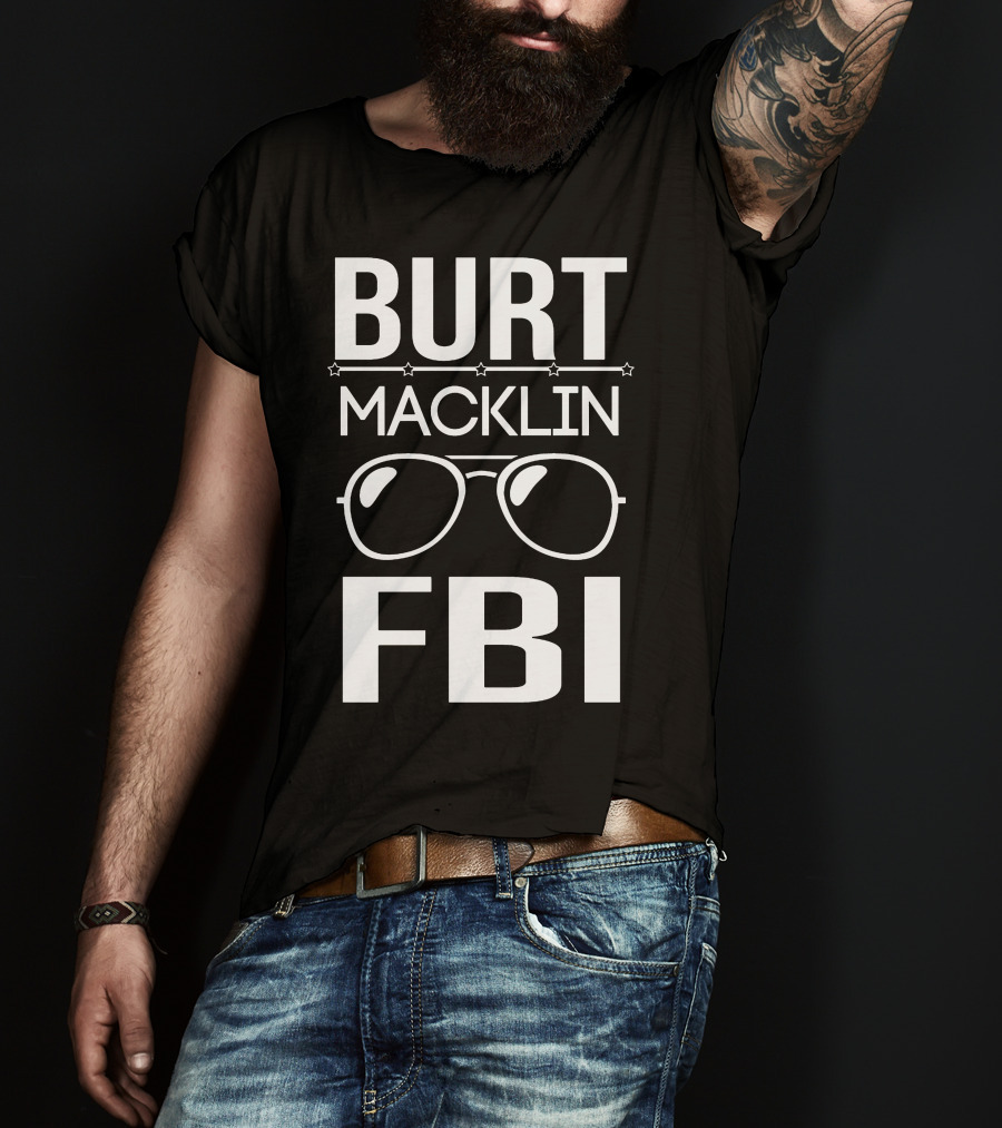 Burt Macklin FBI Sunglasses Stars T-Shirt