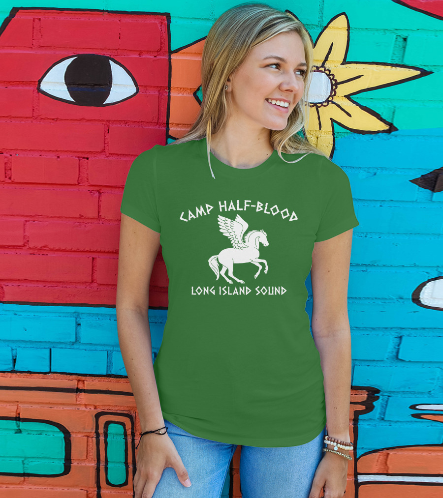 Camp Half Blood Pegasus Long Island Sound T-Shirt