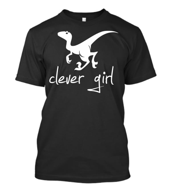 Clever Girl Velociraptor Dinosaur Iconic Reference T-Shirt