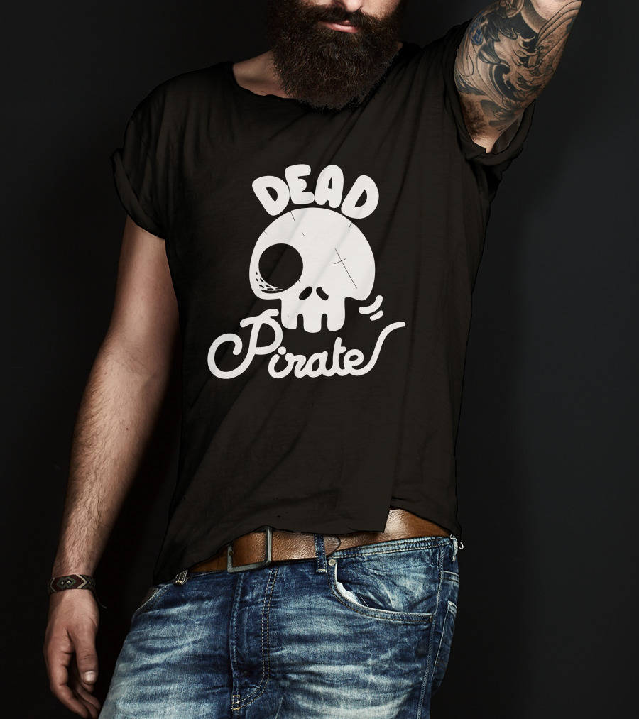 DEAD PIRATE Skull T-Shirt