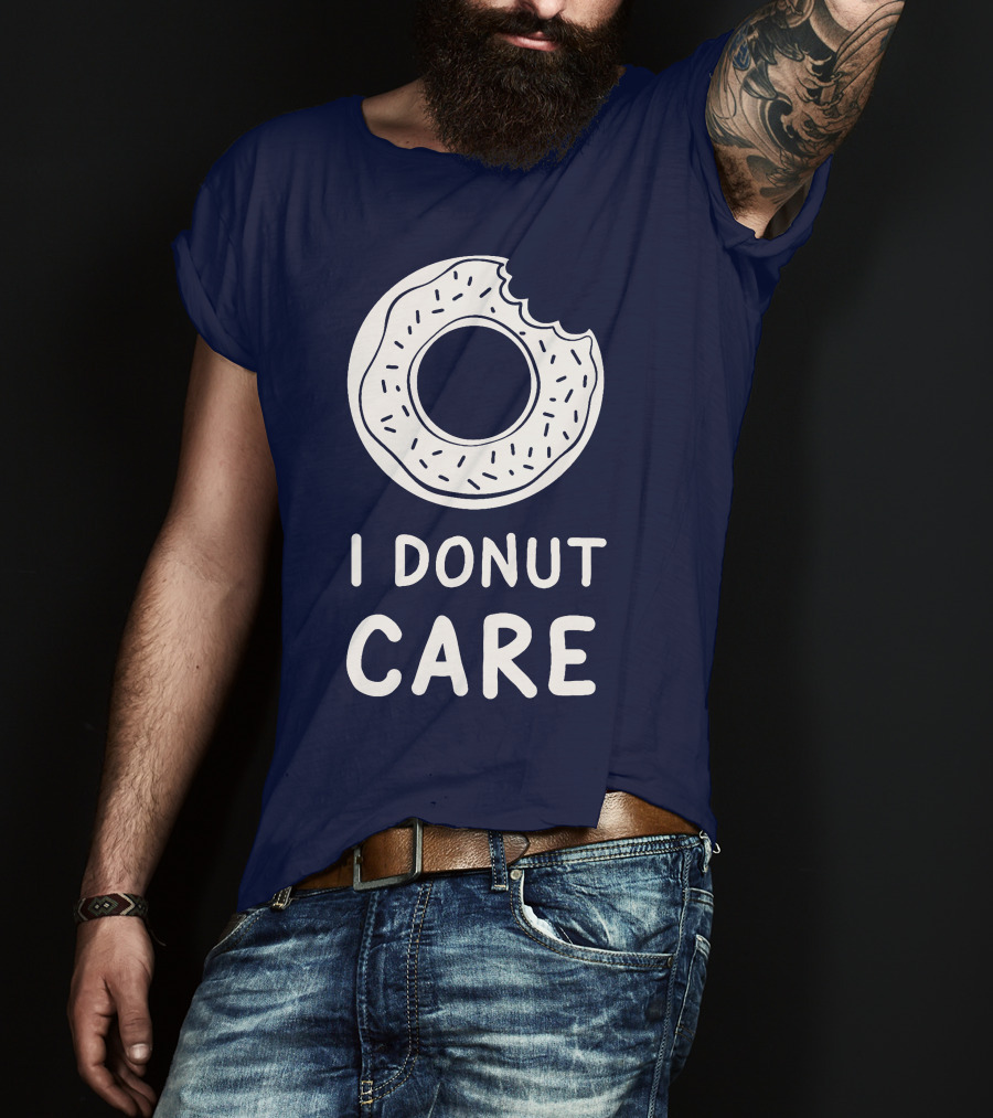 I Donut Care Donut With A Bite T-Shirt