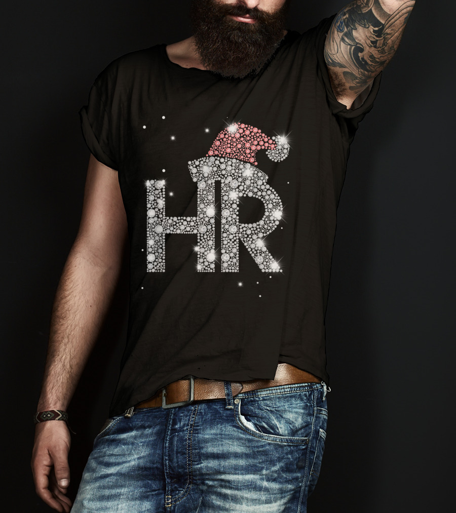 HR Santa Claus Christmas Human Resources T-Shirt