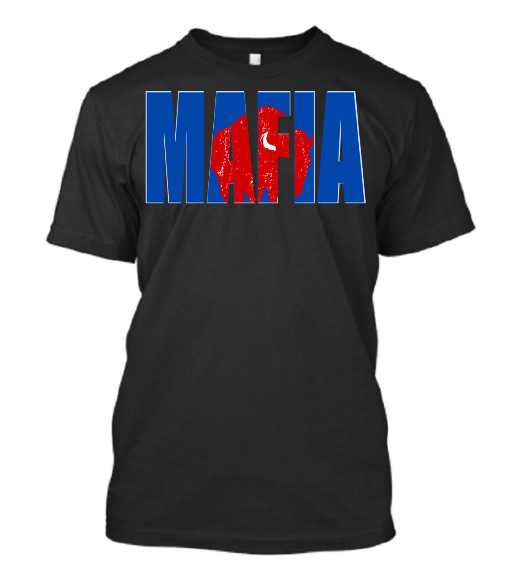 Buffalo Bills Mafia Fan Football Red Blue T-Shirt