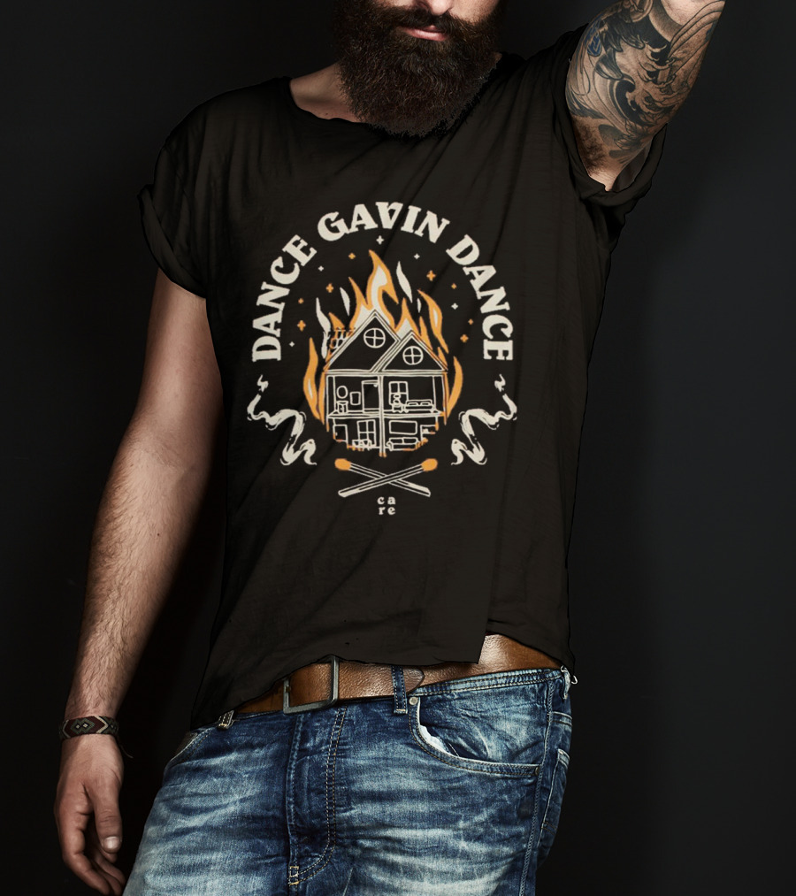 Dance Gavin Dance House On Fire Care T-Shirt