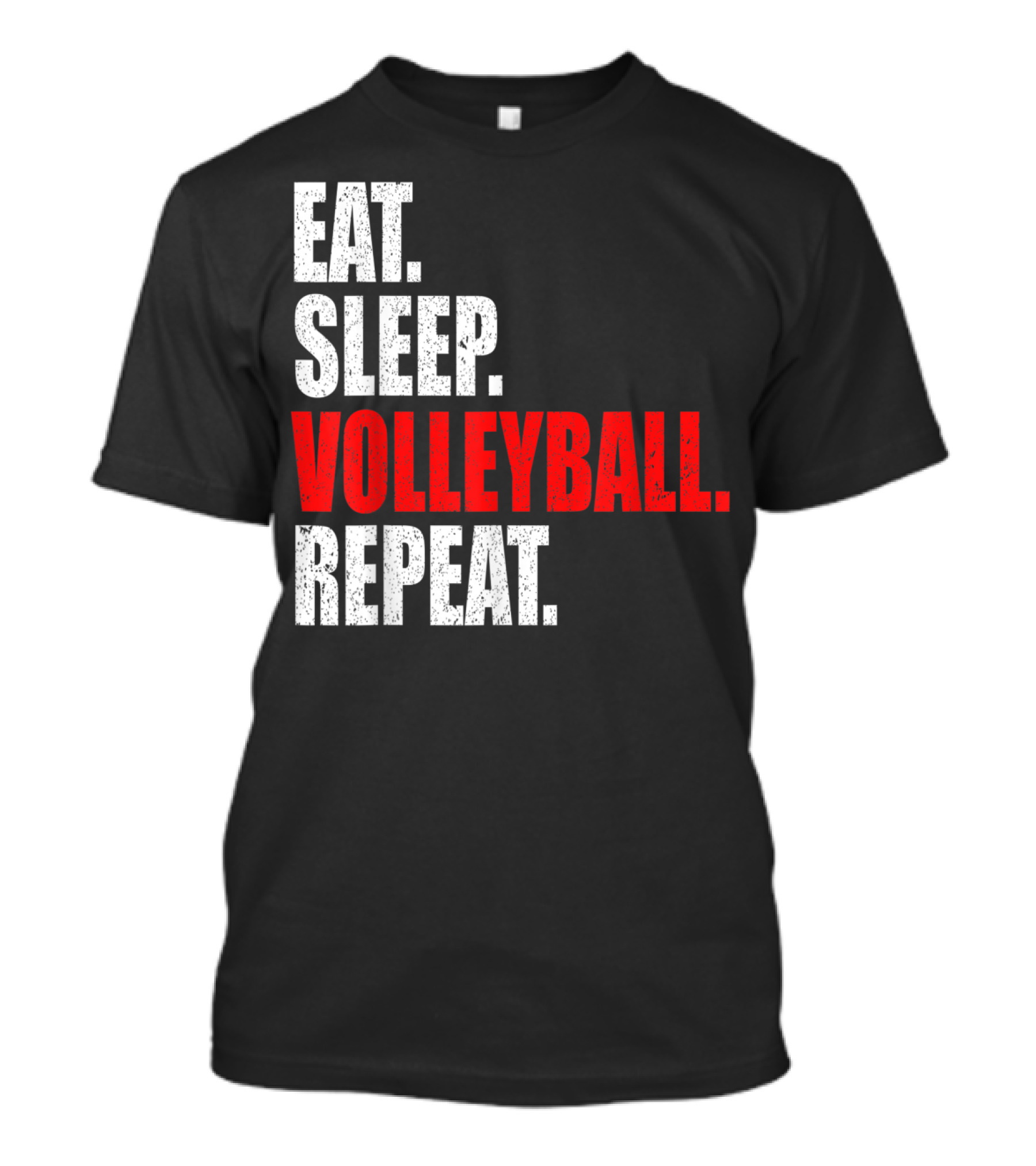 Eat Sleep Volleyball Repeat Volleyball Player Life Cycle T-Shirt