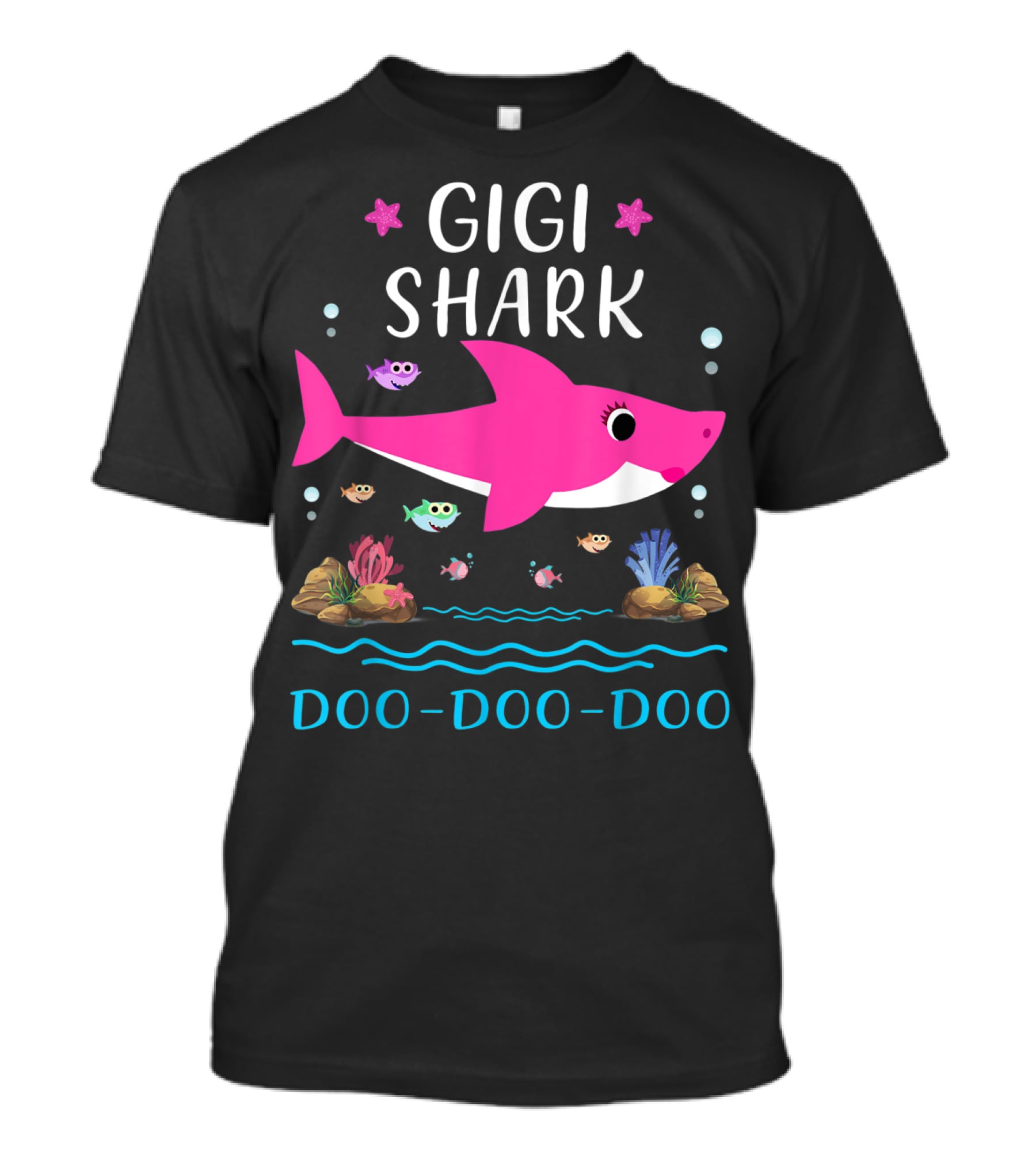 Gigi Shark Doo Doo Doo Family Matching Shark T-Shirt