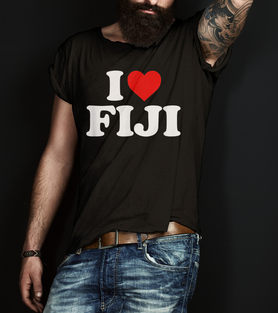 I Heart Fiji Love T-Shirt