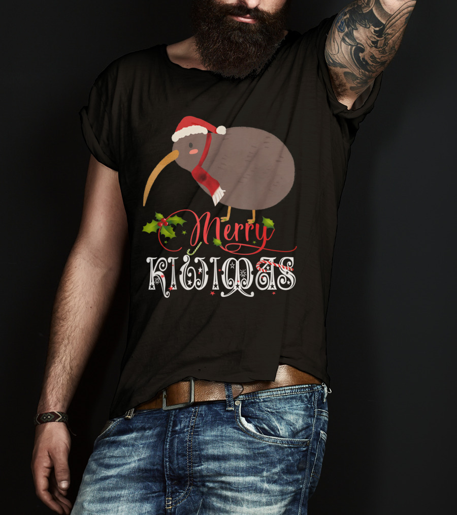 Merry Kiwi Christmas Family Matching T-Shirt
