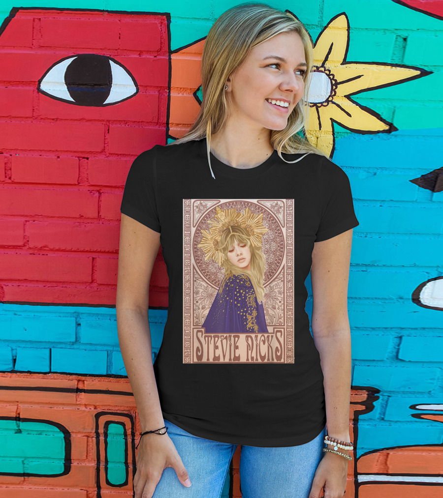 Stevie Nicks Retro Art Nouveau T-Shirt