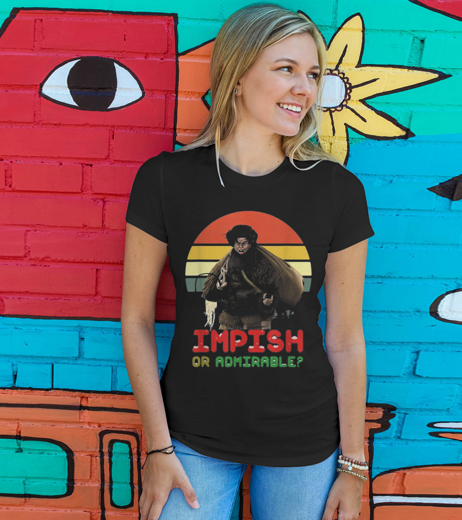 Impish Or Admirable Vintage Retro Sunset T-Shirt