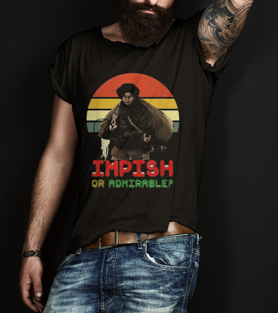 Impish Or Admirable Vintage Retro Sunset T-Shirt