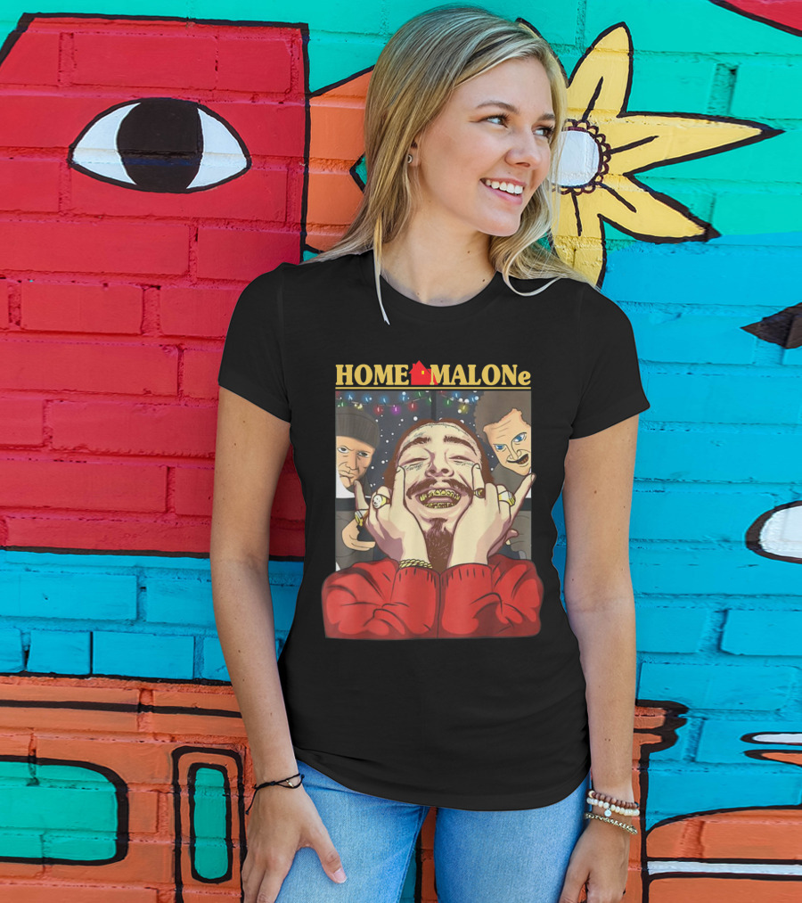 HOME MALONe Vintagehomemalone Christmas Winter T-Shirt