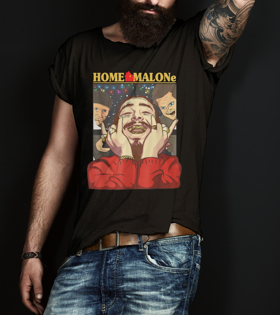 HOME MALONe Vintagehomemalone Christmas Winter T-Shirt