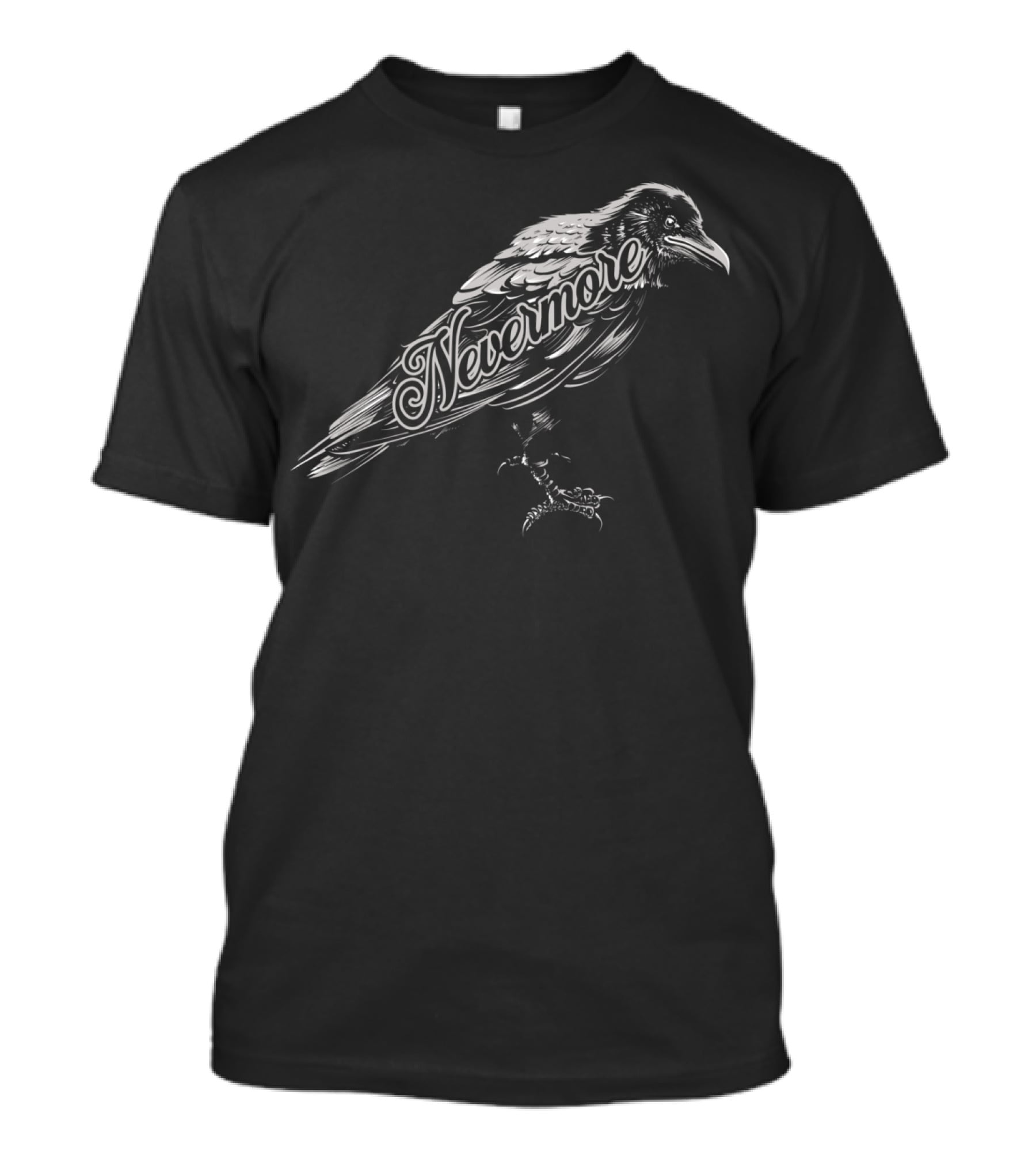 Edgar Allan Poe Nevermore Raven T-Shirt