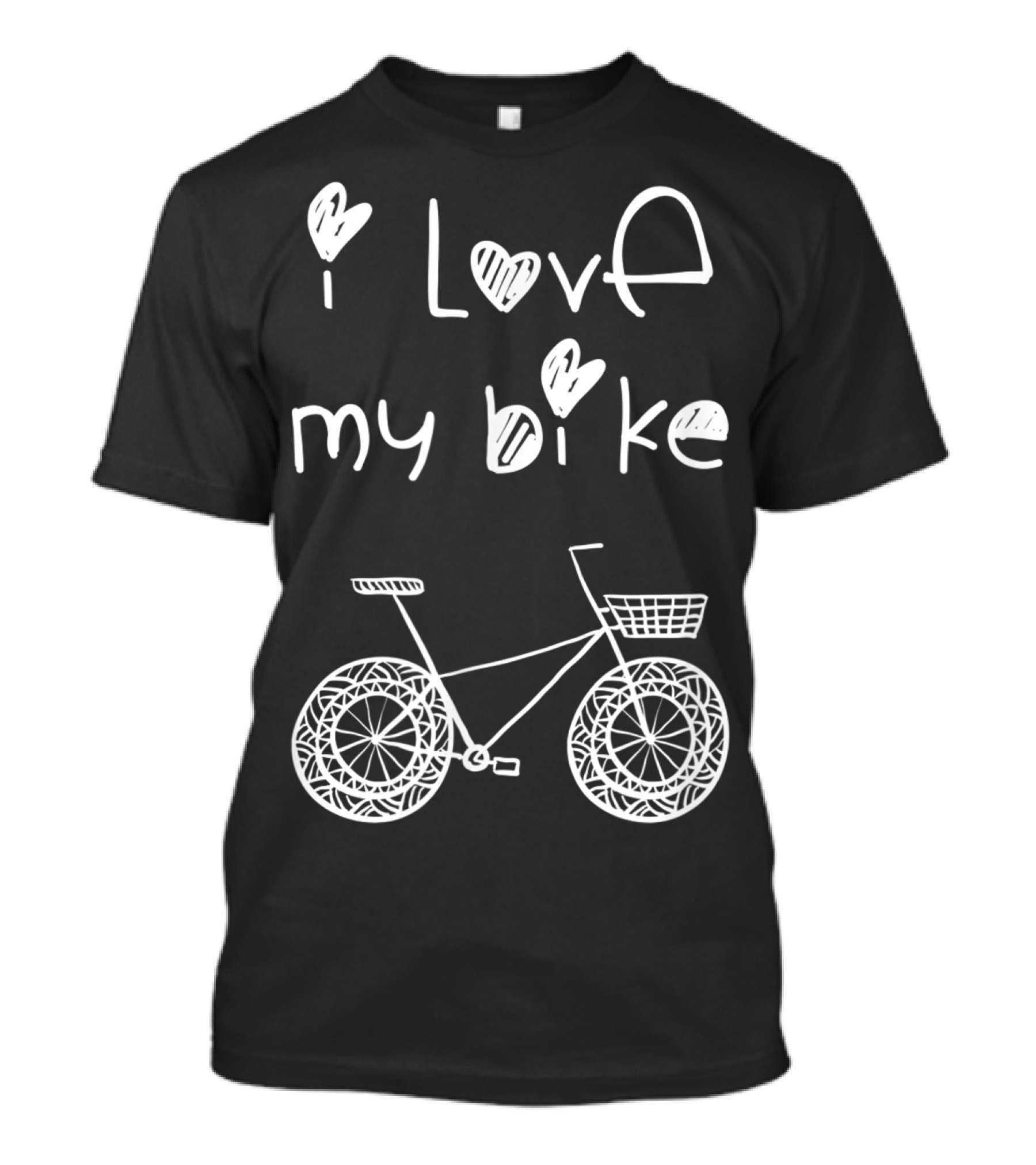 I Love My Bike Vintage Bicycle Biking T-Shirt