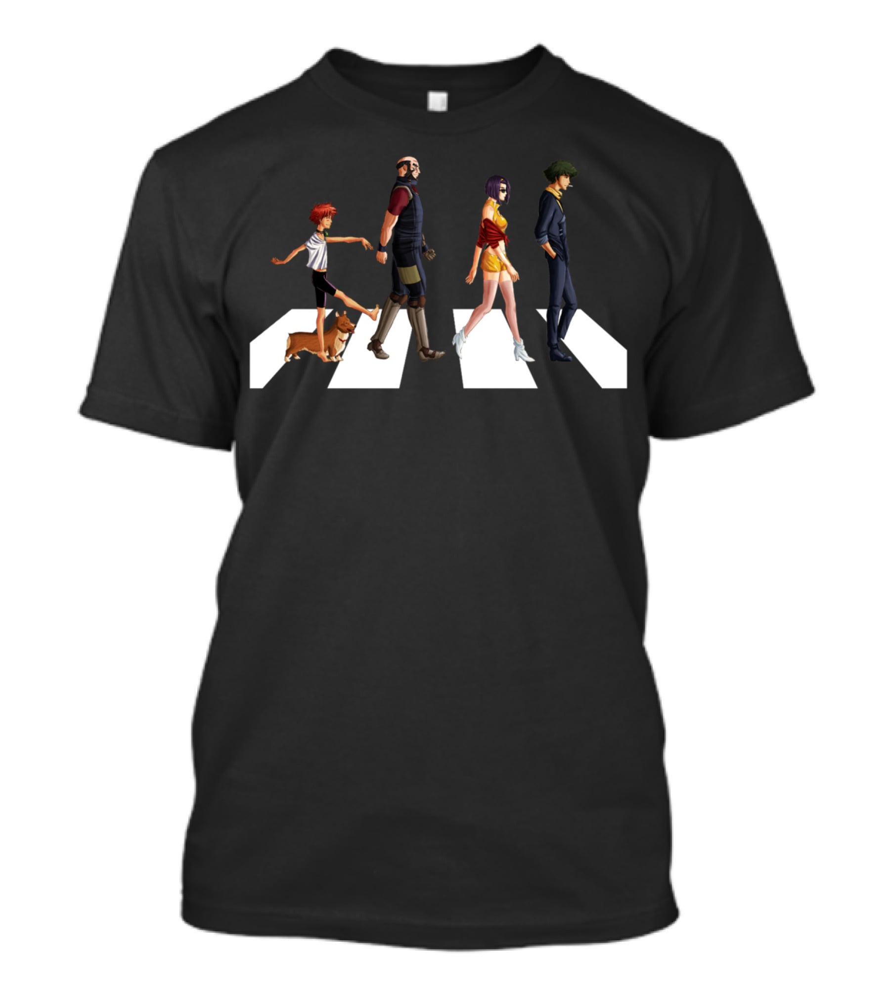Cowboys's Team Bebops's Abbey Road Crossover T-Shirt