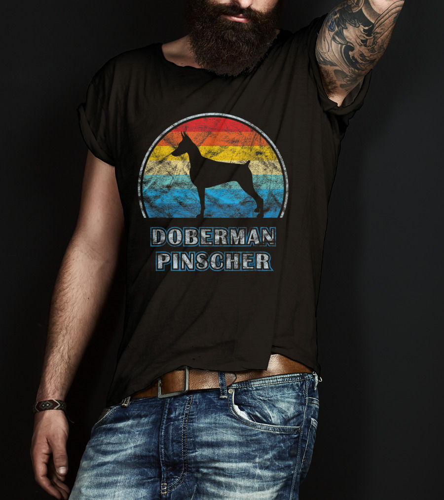 Doberman Pinscher Vintage Retro T-Shirt
