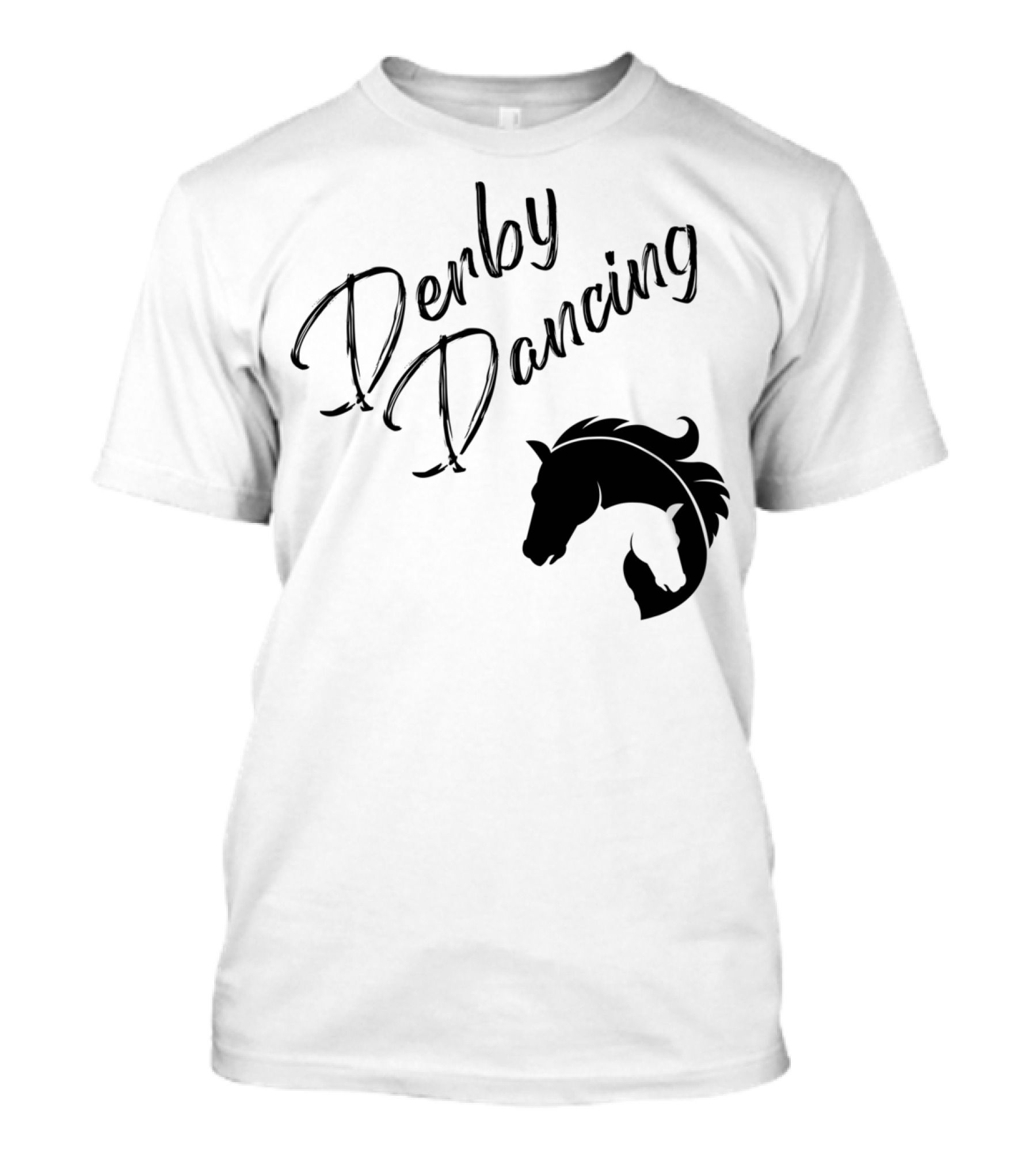 Derby Dancing Horse Racing Pun T-Shirt