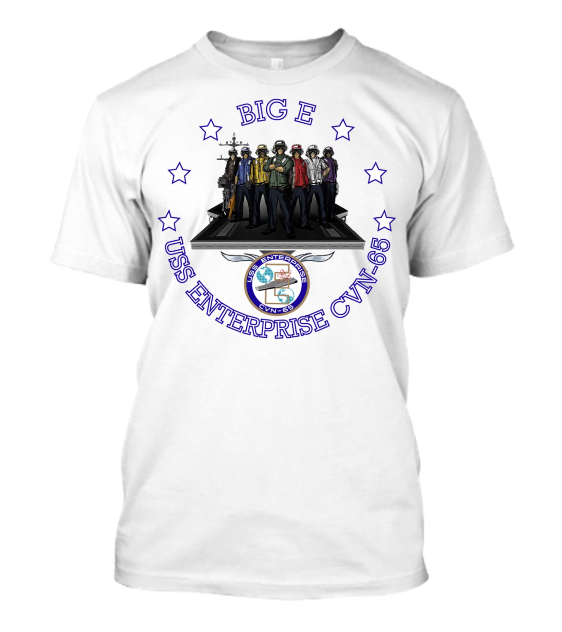 BIG E USS Enterprise CVN-65 T-Shirt