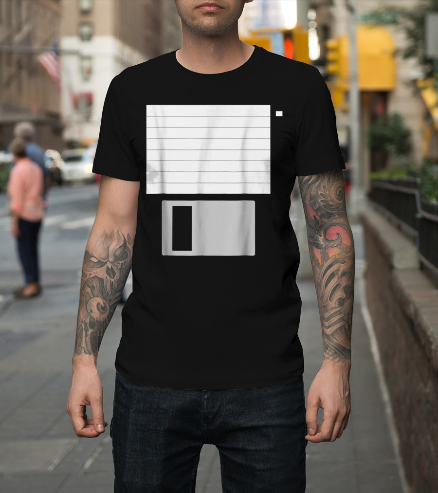 Funny Floppy Disk Vintage Nostalgia T-Shirt