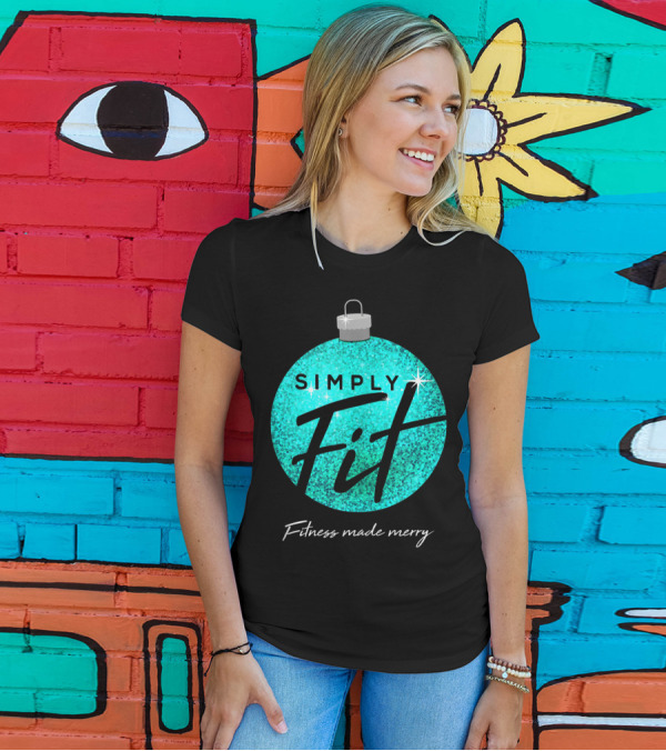 Simply Fit Fitness Made Merry Holiday T-Shirt
