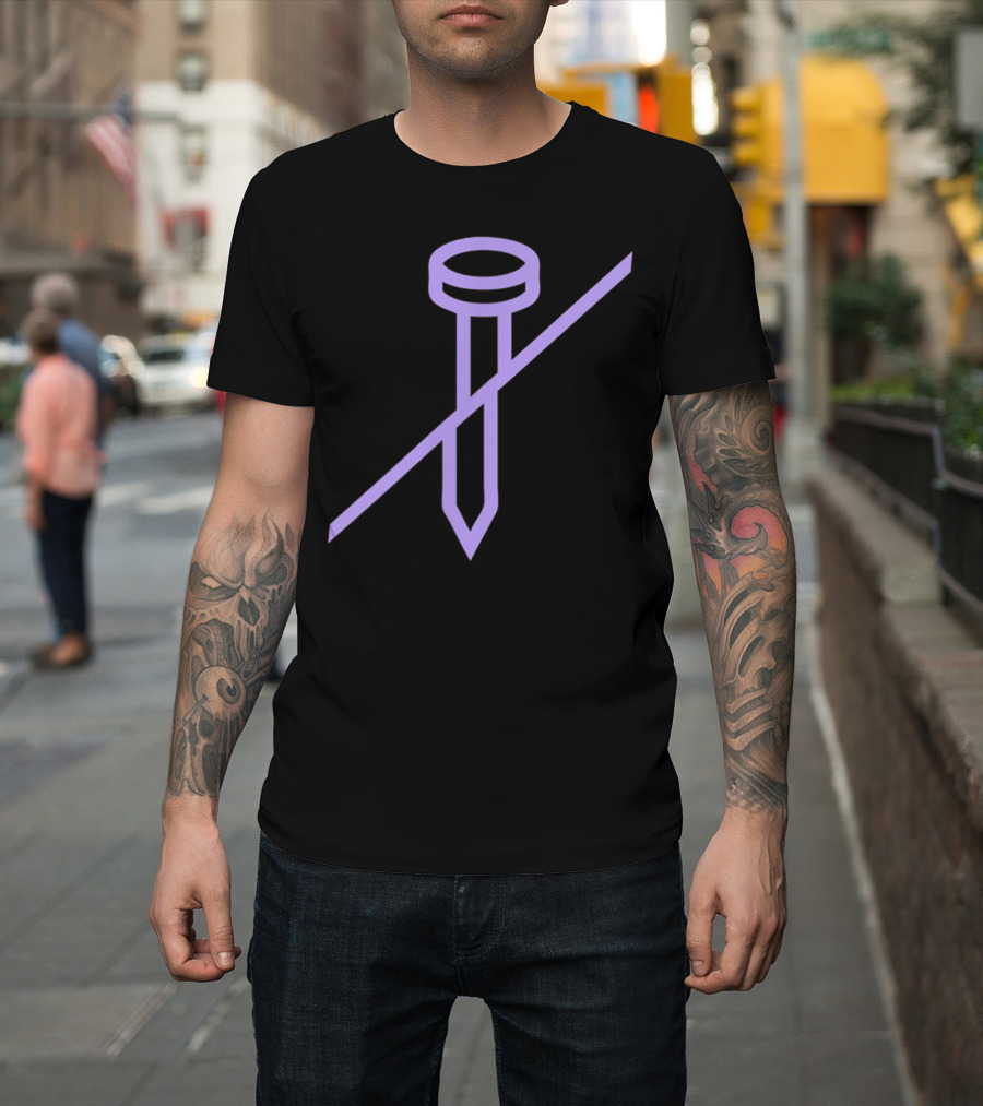 Atolye Civi Purple Nail T-Shirt