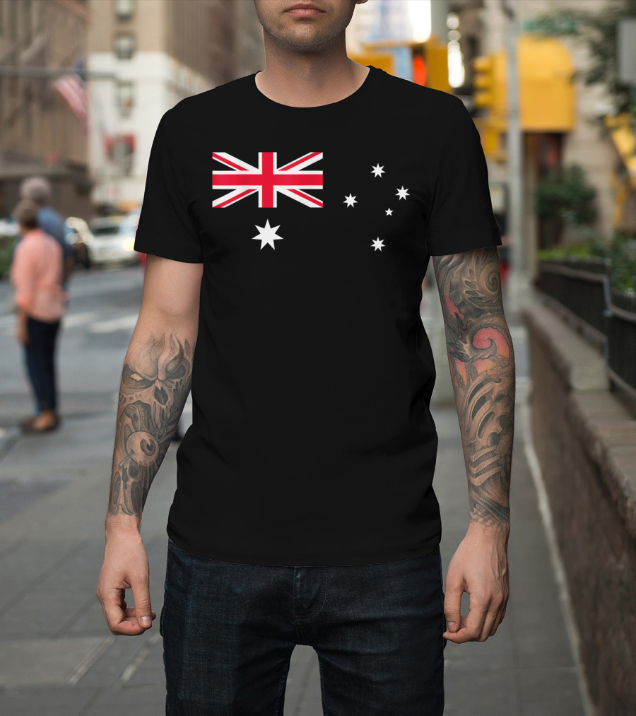 Australia Flag Aussie Flags for Australian Pride T-Shirt