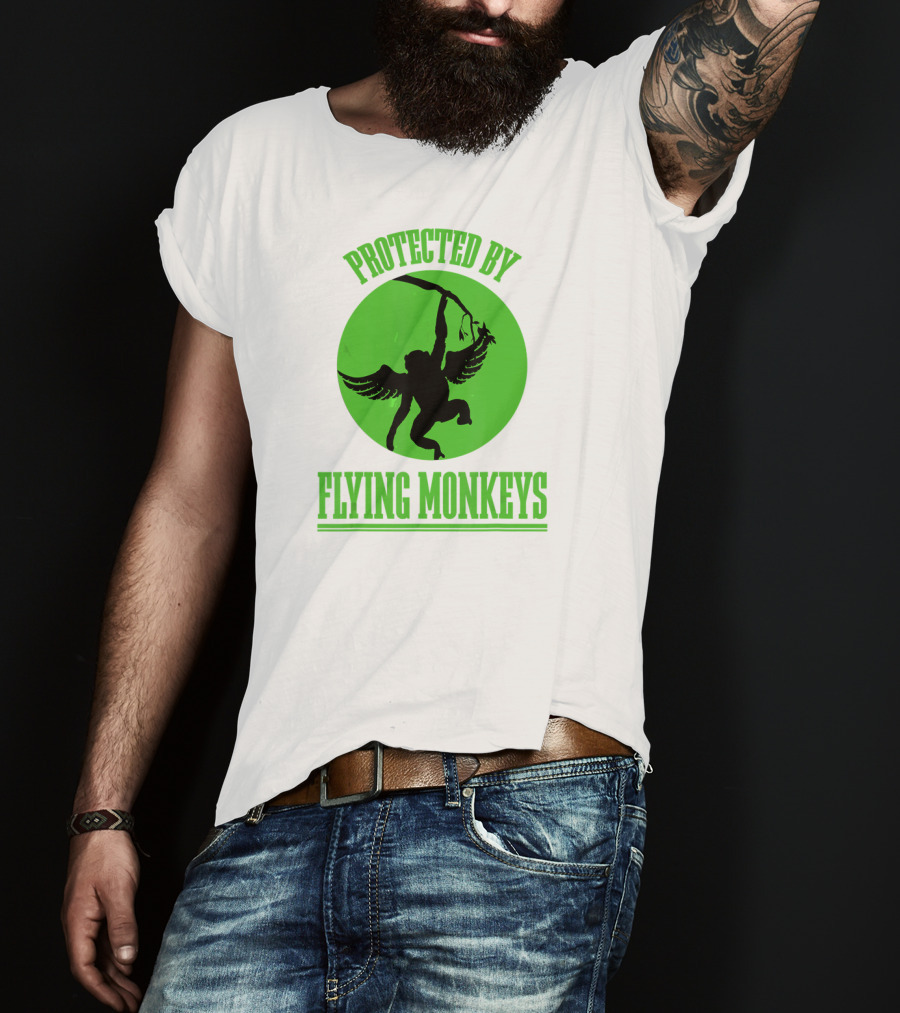 Oz Wicked Witch Protected By Flying Monkeys Wizard Of T-Shirt