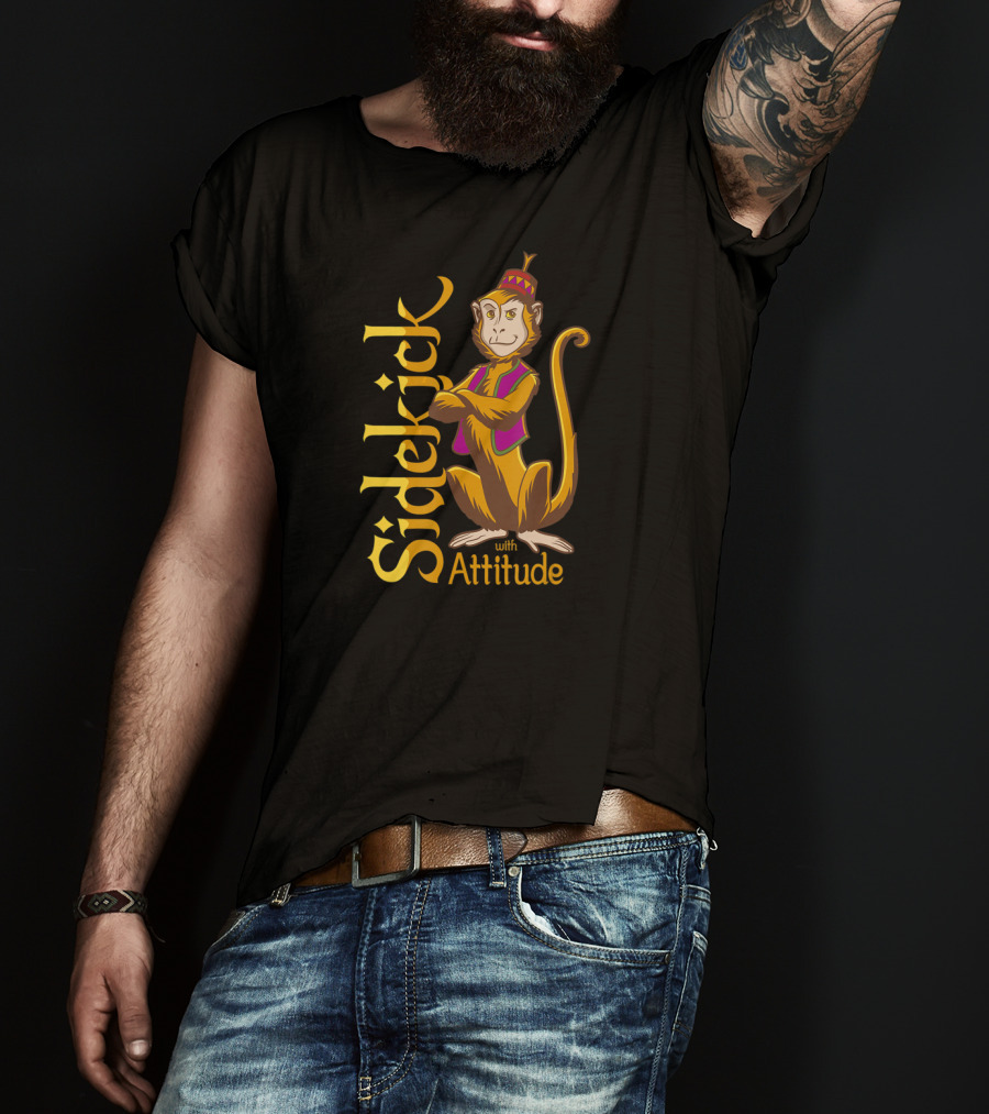 Disney Aladdin Live Action Abu Sidekick With Attitude T-Shirt