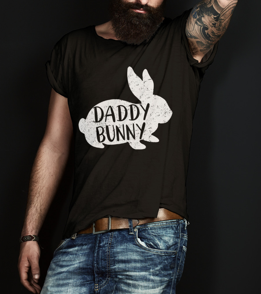 Daddy Bunny Cute Matching Family Easter Bunny T-Shirt