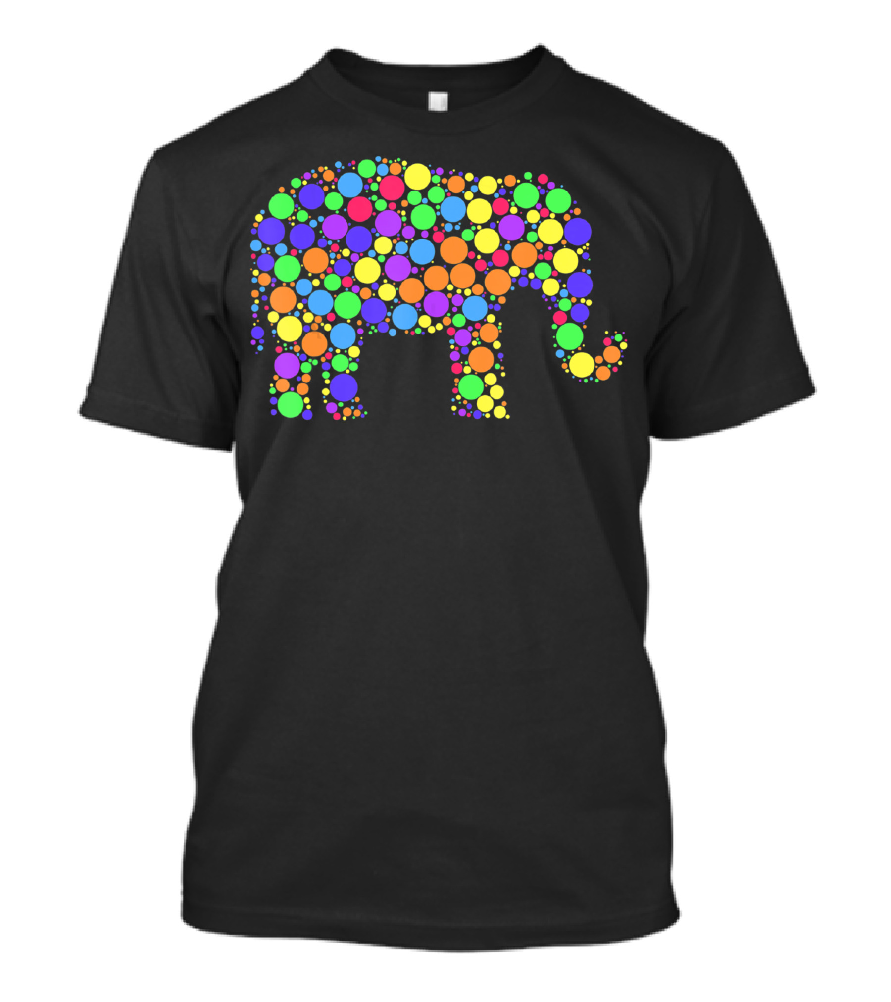 Polka Dot Elephant Design For International Dot Day Celebrations T-Shirt