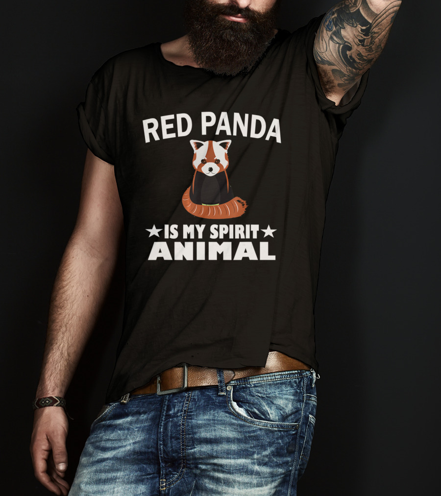 Red Panda Is My Spirit Animal T-Shirt