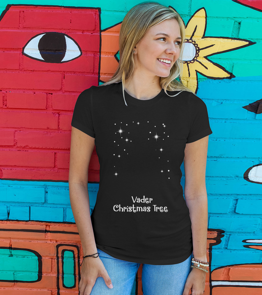 Vader Christmas Tree Star Wars Darth Vader T-Shirt