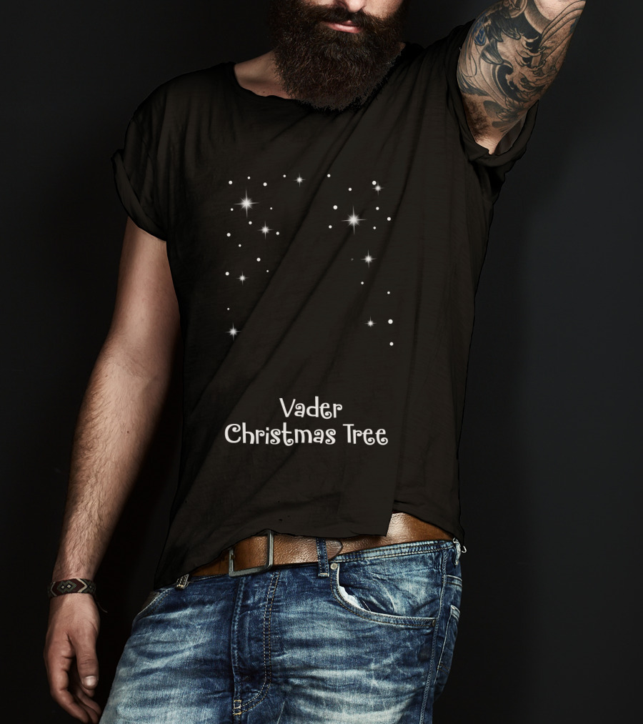 Vader Christmas Tree Star Wars Darth Vader T-Shirt