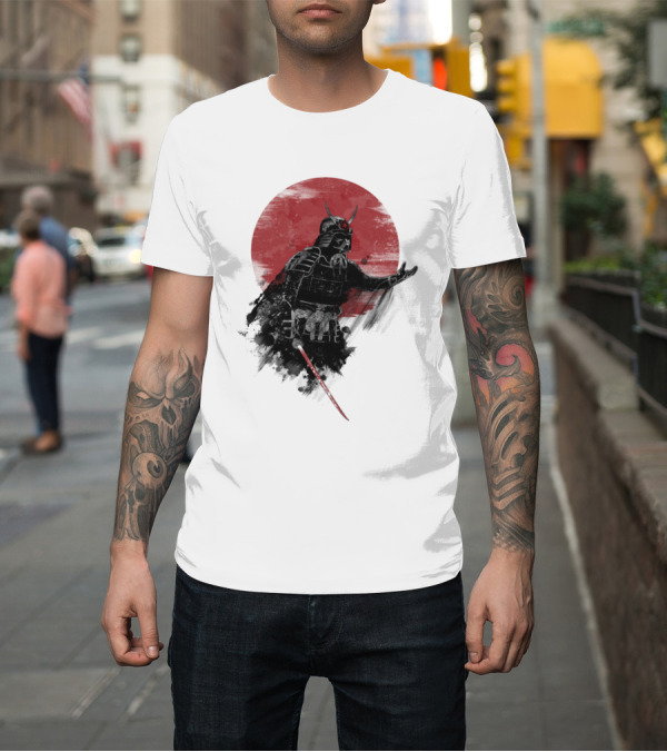 Shirt: Come to Samurai Side Darth Vader Star Wars Red Sun Dark Armor Samurai Helmet with Lightsaber T-Shirt Come to Samurai Side Darth Vader Star Wars Red Sun Dark Armor Samurai Helmet with Lightsaber T-Shirt