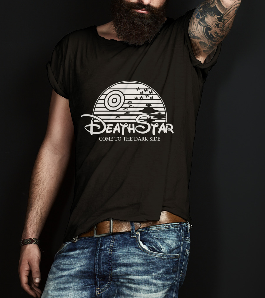 Classic Death Star Come To The Dark Side Disney Moon Star Wars T-Shirt